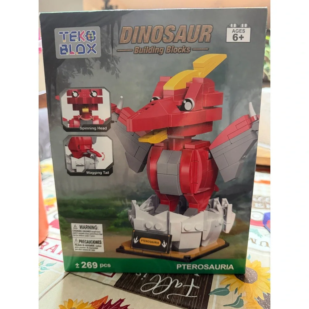 Teko Blox Dinosaur Building Blocks Pterosauria TB8123(C) 269 Pcs Set Ages 6+